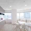 HireRight - Suntec | Product Seen: [Abang – Wood Arm Chair, Kami Barstool - Wood & Customised laminated tabletop + Grit Outdoor Non-foldable Table Base]